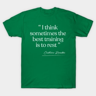 Ronaldo - Soccer/Football Lover Typography Quote Design T-Shirt